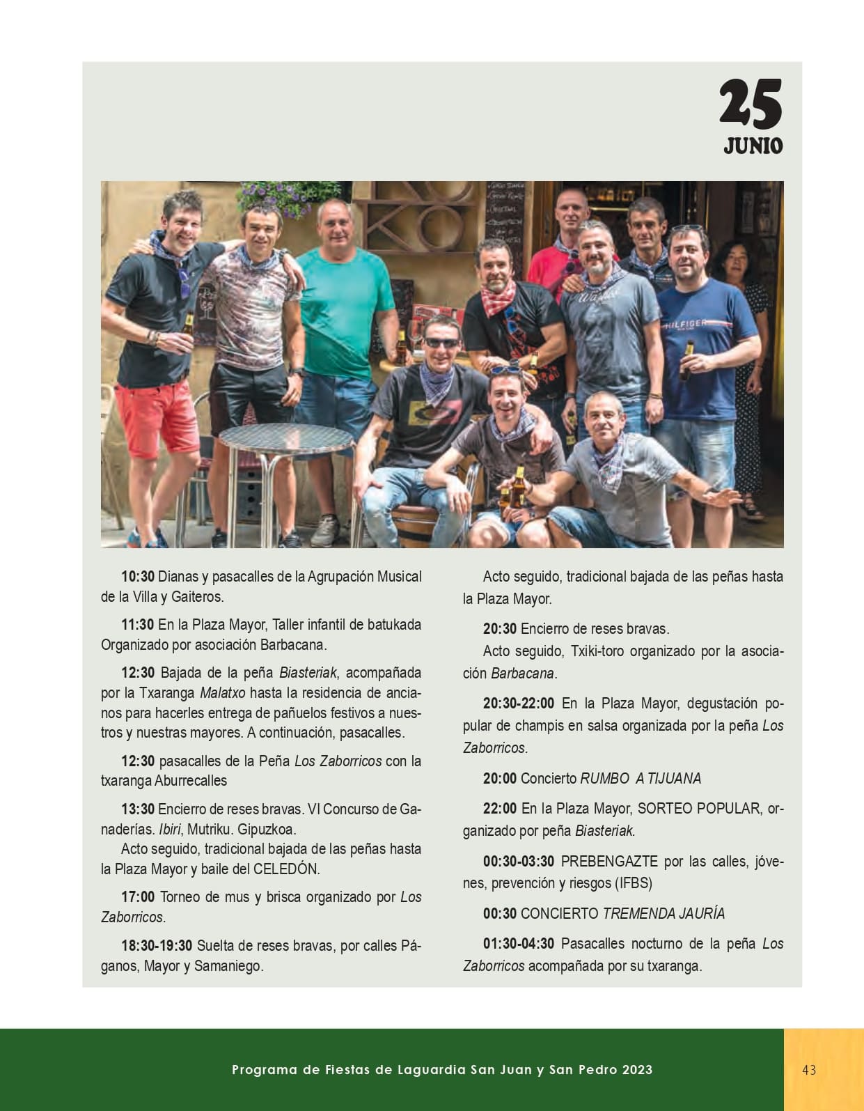 Programa de fiestas portada